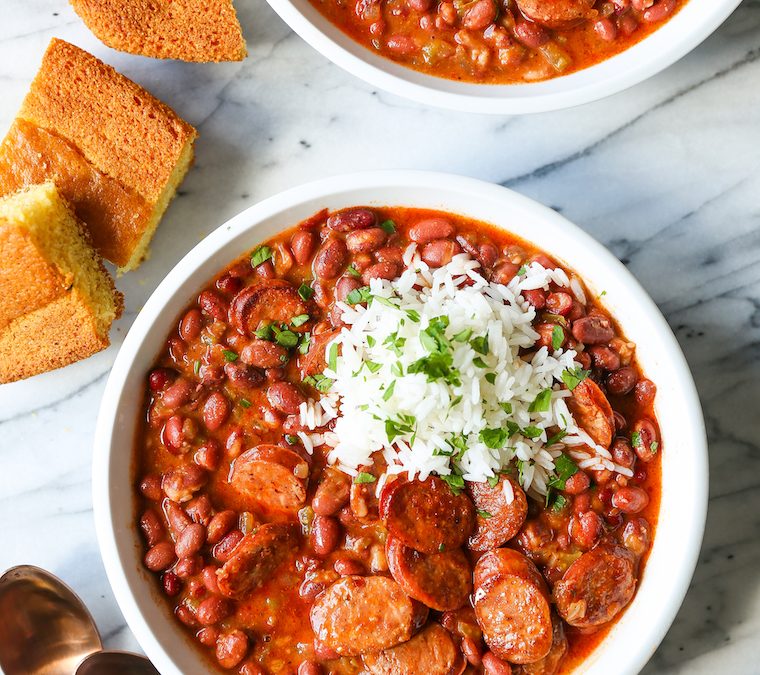 Cajun Red Beans and Rice with Andouille Sausage